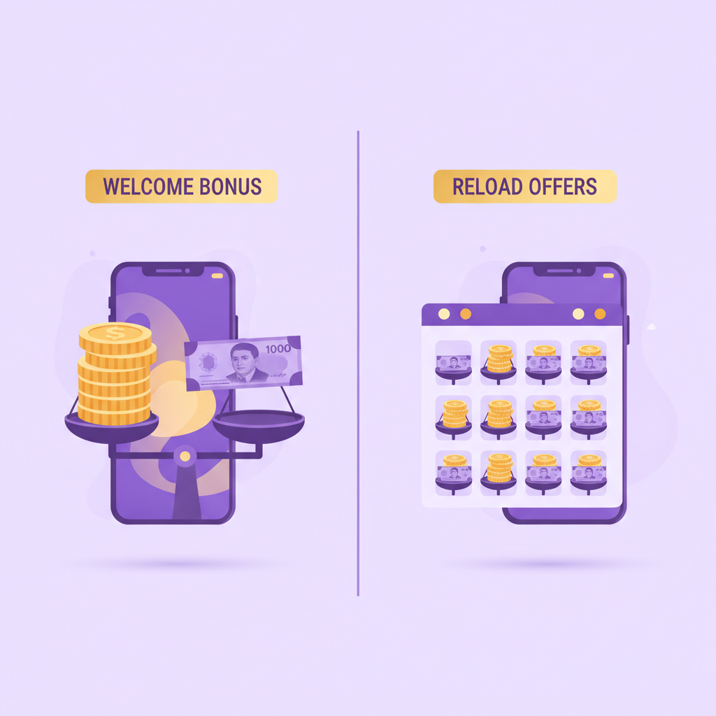 Illustration: VM Scream Welcome Bonus vs. Reload Offers: Which Is Better Value?